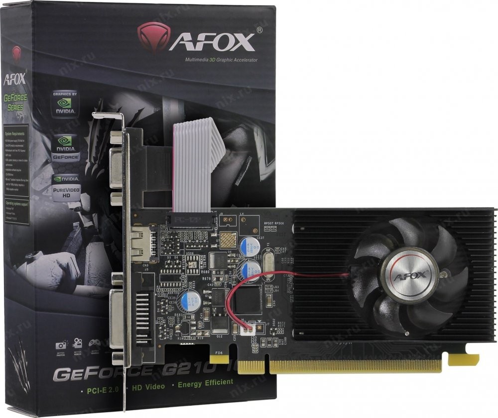 AFOX GeForce GT 210 1GB DDR2 AF210-1024D2LG2-V7