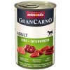Animonda GranCarno Adult - hovädzie, kačacie srdce 400g Animonda GranCarno Adult - hovädzie, kačacie srdce 400g