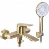 Rea Avalon, vaňová batéria s ručnou bodovou súpravou, zlatá matná, REA-B2707 Rea Avalon, vaňová batéria s ručnou bodovou súpravou, zlatá matná, REA-B2707