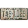 Americká ŠPZ Kansas 1950 The Wheat State T49-1129 Americká ŠPZ Kansas 1950 The Wheat State T49-1129
