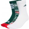 adidas ponožky Christmas Graphic Crew Sock Collegiate Green 3 Pack adidas ponožky Christmas Graphic Crew Sock Collegiate Green 3 Pack