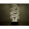 Beling 3D lampa, Špirála, 7 farebná S319 Beling 3D lampa, Špirála, 7 farebná S319