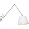 RENDL ASHLEY nástenná biela chróm 230V E27 42W R12482 RENDL ASHLEY nástenná biela chróm 230V E27 42W R12482
