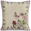 TEXICOP Gobelínová obliečka na vankúš 1225 Motyľ, károvaný fialový okraj Bavlna/Acryl/Pes 45x45 cm TEXICOP Gobelínová obliečka na vankúš 1225 Motyľ, károvaný fialový okraj Bavlna/Acryl/Pes 45x45 cm