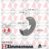 Brzdový bubon ZIMMERMANN 230.1910.20 (230191020)