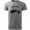 Moto trike - Klasické pánske tričko vyššej gramáže - 3XL ( Tmavosivý melír ) Moto trike - Klasické pánske tričko vyššej gramáže - 3XL ( Tmavosivý melír )