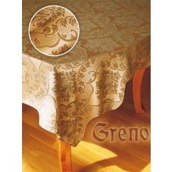 GRENO Royal obrus žakardový hnedý 50x100cm