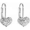 MSPERK Strieborné dievčenské náušnice tvar srdca so Swarovski Crystals Ag 925/1000 Rh (1g) MSPERK Strieborné dievčenské náušnice tvar srdca so Swarovski Crystals Ag 925/1000 Rh (1g)