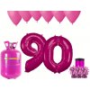 HeliumKing Hélium párty set na 90. narodeniny s ružovými balónmi HeliumKing Hélium párty set na 90. narodeniny s ružovými balónmi