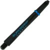 Násadky na šípky Harrows Supergrip Carbon krátke, aqua prsteň Násadky na šípky Harrows Supergrip Carbon krátke, aqua prsteň