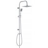 Deante Neo Vero, sprchová sada s hornou dažďovou a ručnou 1-funkčnou hlavicou, chrómová, NBV_051K Deante Neo Vero, sprchová sada s hornou dažďovou a ručnou 1-funkčnou hlavicou, chrómová, NBV_051K
