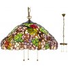 Vitrážový luster Tiffany VINIČ premium Ø40 E*3 Vitrážový luster Tiffany VINIČ premium Ø40 E*3