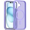 AppleMix JP MagFit kryt pre Apple iPhone 16 - MagSafe - plast/guma - fialový AppleMix JP MagFit kryt pre Apple iPhone 16 - MagSafe - plast/guma - fialový