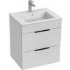 Jika Cube - biela skrinka a keramické umývadlo 55 cm Jika Cube - biela skrinka a keramické umývadlo 55 cm