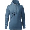 Púpava - Mikina dámská Cape s kapucí - S ( Denim ) Púpava - Mikina dámská Cape s kapucí - S ( Denim )