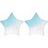 FLEXMETAL Balón fóliový – hviezda, ombré/modro-biela, 48 cm, 2 ks 8595596328116 FLEXMETAL Balón fóliový – hviezda, ombré/modro-biela, 48 cm, 2 ks 8595596328116