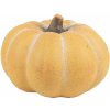 Clayre & Eef Žlooranžová keramická dekorácia tekvice Pumpkin - Ø 15*10 cm - Clayre & Eef Clayre & Eef Žlooranžová keramická dekorácia tekvice Pumpkin - Ø 15*10 cm - Clayre & Eef