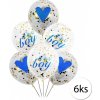 FunPlay 6685-1 Konfetové balóny na Babyshower 30cm, 6 ks, modrá FunPlay 6685-1 Konfetové balóny na Babyshower 30cm, 6 ks, modrá