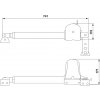 Aut. motor pre krídlo - KEY - pravý do 3m Aut. motor pre krídlo - KEY - pravý do 3m