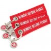 Prívesok na kľúče mini REMOVE BEFORE FLIGHT 3 kusy Prívesok na kľúče mini REMOVE BEFORE FLIGHT 3 kusy