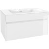 KIELLE Nefia závesná skrinka s umývadlom, 1 zásuvka, 794 x 476 x 430 mm, lesklá biela, 50027S800 KIELLE Nefia závesná skrinka s umývadlom, 1 zásuvka, 794 x 476 x 430 mm, lesklá biela, 50027S800