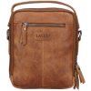Lagen Pánska kožená taška cez rameno LG-25153 camel