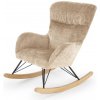 Hojdacie kreslo CASTRO — látka, béžová Hojdacie kreslo CASTRO — látka, béžová