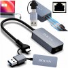 Sieťová karta RJ45 externá 2500 Mbps Bounn hub 2v1 Sieťová karta RJ45 externá 2500 Mbps Bounn hub 2v1