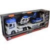 CITY SERVICE CAR - 1:12 Policajný ťahač s vrtuľníkom a autom CITY SERVICE CAR - 1:12 Policajný ťahač s vrtuľníkom a autom
