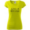 Teória všetkého (Theory of Everything) - Dámske tričko Pure - XS ( Limetková ) Teória všetkého (Theory of Everything) - Dámske tričko Pure - XS ( Limetková )