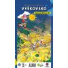 Ručně malovaná cyklomapa Vyškovsko Ručně malovaná cyklomapa Vyškovsko
