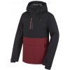 Pánska outdoorová bunda Husky Nabbi M black/bordo, XL Pánska outdoorová bunda Husky Nabbi M black/bordo, XL