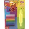 Teddies Modelína/Plastelína NARA 100g 12ks s vykrajovačkami 2ks s valčekom na karte 18,5x26cm Teddies Modelína/Plastelína NARA 100g 12ks s vykrajovačkami 2ks s valčekom na karte 18,5x26cm
