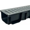 Covernit Plastový odtokový žľab A15 s pozinkovanou mrežou 1000 x 120 x 85 mm Covernit Plastový odtokový žľab A15 s pozinkovanou mrežou 1000 x 120 x 85 mm
