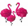 Závesná Dekorácia - ružové plameniaky, 3 ks Závesná Dekorácia - ružové plameniaky, 3 ks