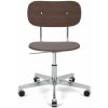 Audo Copenhagen Kancelárska stolička Co Task Chair, polished aluminium/dark oak Audo Copenhagen Kancelárska stolička Co Task Chair, polished aluminium/dark oak