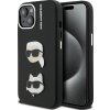 Karl Lagerfeld grainované PU puzdro K&CH Heads pre iPhone 15 čierne (KLHCP15SPSFDHPK) Karl Lagerfeld grainované PU puzdro K&CH Heads pre iPhone 15 čierne (KLHCP15SPSFDHPK)