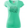 Matematika - čomu nerozumieš - Dámske tričko Pure - M ( Mätová ) Matematika - čomu nerozumieš - Dámske tričko Pure - M ( Mätová )