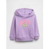 GAP Baby mikina s logom Fialová 2YRS GAP Baby mikina s logom Fialová 2YRS