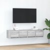 VidaXL TV stolíky 2 ks Sivá Sonoma 60x31x25,5 cm Drevený kompozit VidaXL TV stolíky 2 ks Sivá Sonoma 60x31x25,5 cm Drevený kompozit