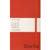 Moleskine Zápisník tvrdé dosky A5 štvorčekový červený