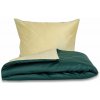 Kvalitex Saténové francúzske predĺžené obliečky LUXURY COLLECTION 1 + 2, 240x220, 70x90cm tmavo zelené / smotanové Kvalitex Saténové francúzske predĺžené obliečky LUXURY COLLECTION 1 + 2, 240x220, 70x90cm tmavo zelené / smotanové