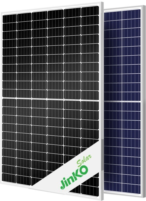 Jinko Solar Bifaciálny fotovoltický solárny panel Tiger Neo 72HL4 BDV 575Wp strieborný rám
