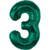 Godan Fóliový balón číslo 3 tmavozelené 85 cm (Narodeninový fóliový balón číslo tri, vhodný na plnenie vzduchom aj héliom.) Godan Fóliový balón číslo 3 tmavozelené 85 cm (Narodeninový fóliový balón číslo tri, vhodný na plnenie vzduchom aj héliom.)