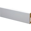 Podlahová lišta MDF biela L 8/1 Podlahová lišta MDF biela L 8/1