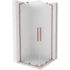 Mexen Velar L Duo posuvná sprchová kabína 90 x 90 cm, mráz, kartáčovaná meď - 871-090-090-02-33-65 Mexen Velar L Duo posuvná sprchová kabína 90 x 90 cm, mráz, kartáčovaná meď - 871-090-090-02-33-65