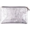Segali Kožená mini peňaženka kľúčenka 7289 silver shiny
