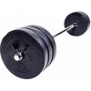 Gorilla Sports Set nakladacích tyčí + závažia, plast, 38 kg Gorilla Sports Set nakladacích tyčí + závažia, plast, 38 kg
