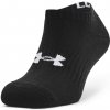 Under Armour Core No Show ponožky 3 páry čierna