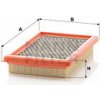 Vzduchový filter MANN-FILTER C 2564 Vzduchový filter MANN-FILTER C 2564